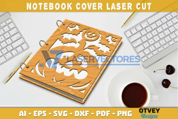Cubierta de cuaderno con diseño de calabaza de Halloween - Imagen 8