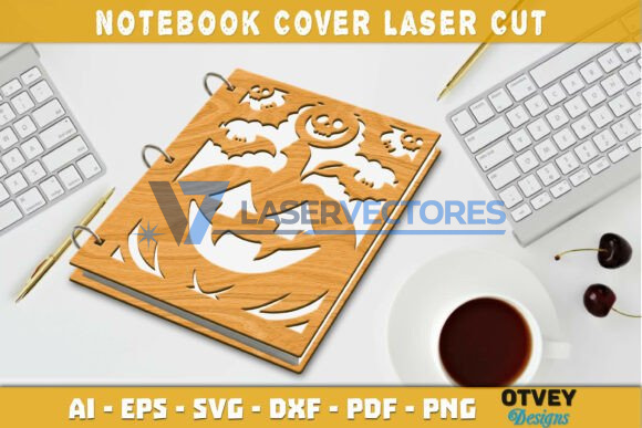 Cubierta de cuaderno con diseño de calabaza de Halloween - Imagen 9