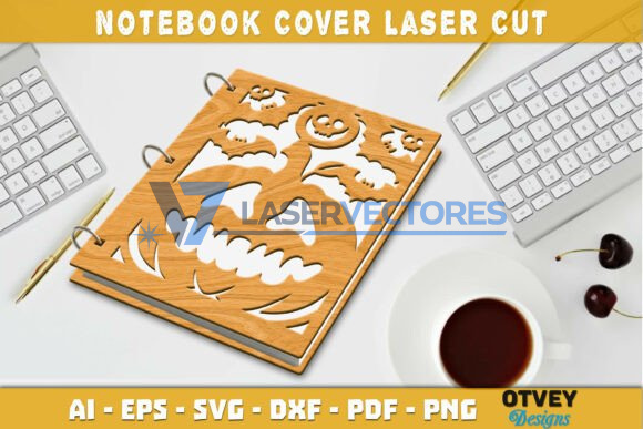 Cubierta de cuaderno con diseño de calabaza de Halloween - Imagen 10