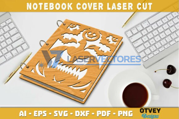 Cubierta de cuaderno con diseño de calabaza de Halloween - Imagen 16