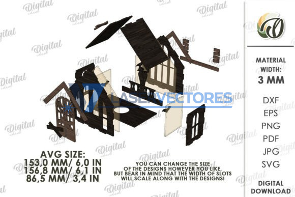 Paquete de casas de linternas de Halloween - Imagen 4
