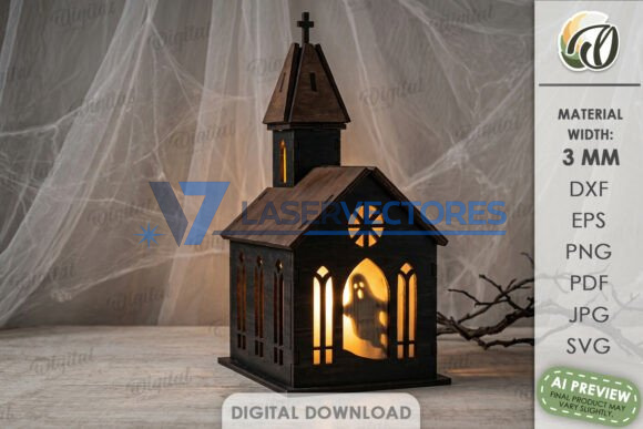 Paquete de casas de linternas de Halloween - Imagen 7