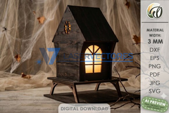 Paquete de casas de linternas de Halloween - Imagen 15