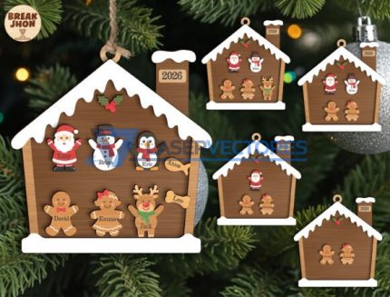 Adorno navideño personalizado para la casa