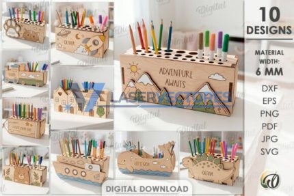 Paquete de organizadores de papelería infantil