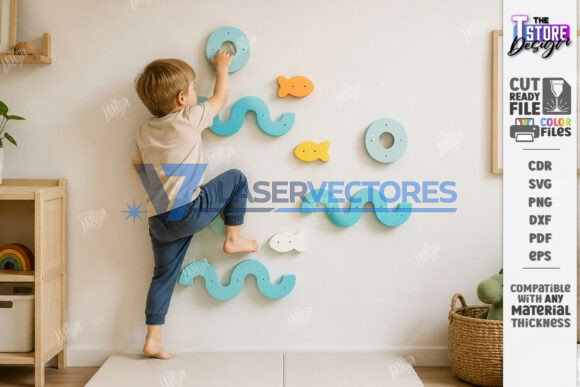 Paquete de paneles para pared de escalada infantil - Imagen 5