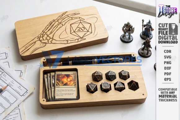 Juego de dados y soporte para miniaturas - Imagen 5