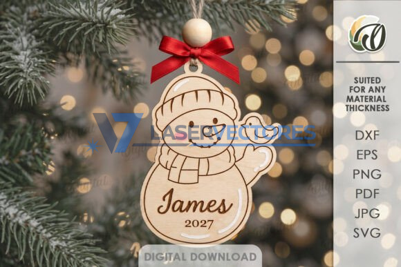 Paquete de adornos navideños para la primera Navidad del bebé - Imagen 5