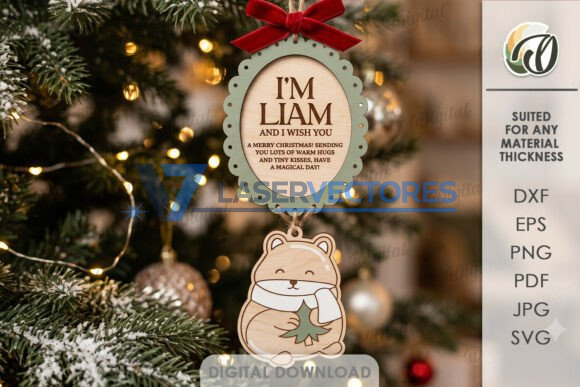 Paquete de adornos navideños para la primera Navidad del bebé - Imagen 10
