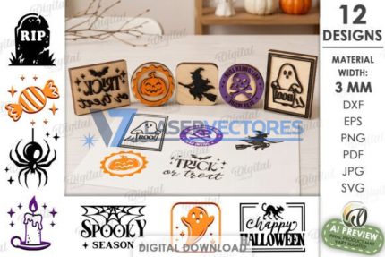 Paquete de sellos de Halloween