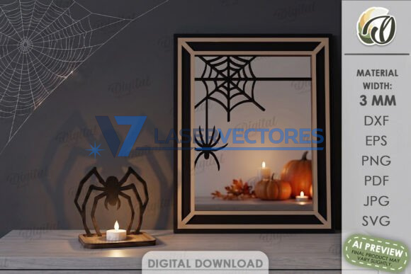 Paquete de portavelas con forma de sombra de Halloween - Imagen 8