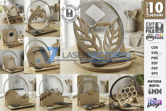 Juego de soportes para tapas Cocina
