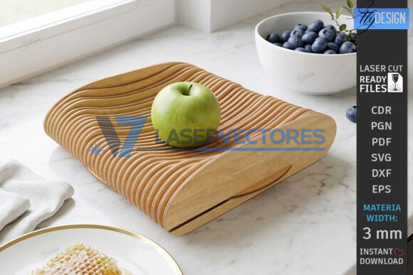 Juego de cuencos de madera paramétricos - Imagen 2