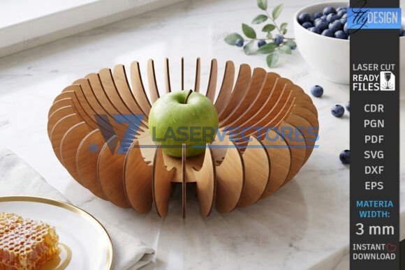 Juego de cuencos de madera paramétricos - Imagen 3