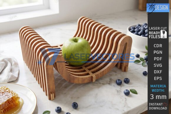 Juego de cuencos de madera paramétricos - Imagen 5
