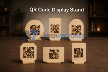 Paquete de 6 archivos para soportes de exhibición de códigos QR