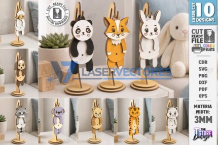 Paquete de animales ondulados