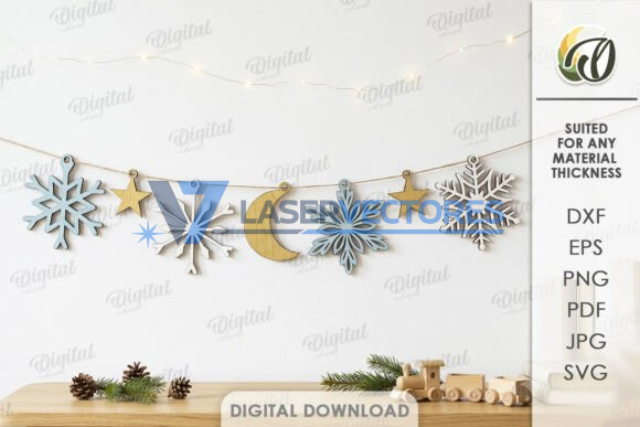 Paquete de banderines navideños - Imagen 2