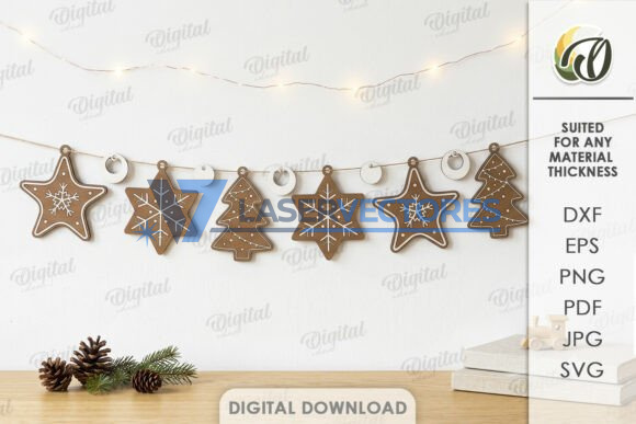 Paquete de banderines navideños - Imagen 4