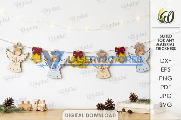 Paquete de banderines navideños - Imagen 6