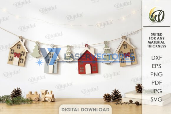 Paquete de banderines navideños - Imagen 8