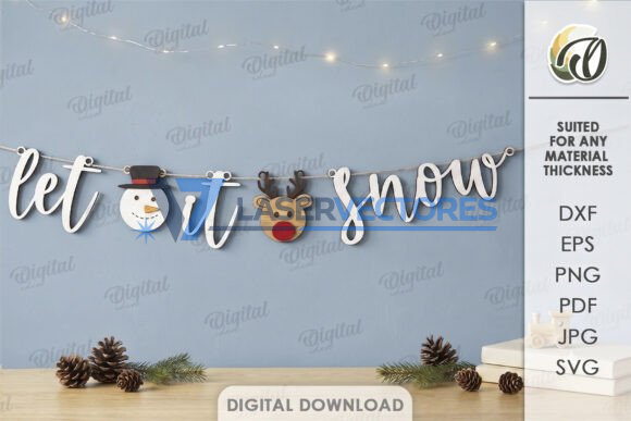 Paquete de banderines navideños - Imagen 9