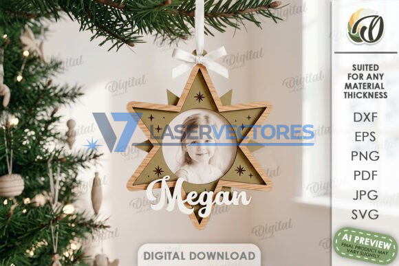 Paquete de adornos navideños para marcos - Imagen 2