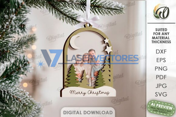 Paquete de adornos navideños para marcos - Imagen 6