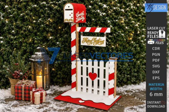 Paquete de postes de buzón navideños - Imagen 4
