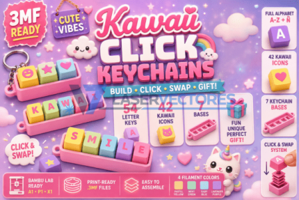 Llaveros Kawaii Click