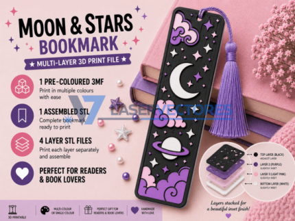 Marcapáginas mágico, Luna creciente