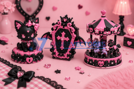 Colección de fantasía gótica kawaii