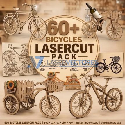Paquete de mas de 60 adornos de bicicletas