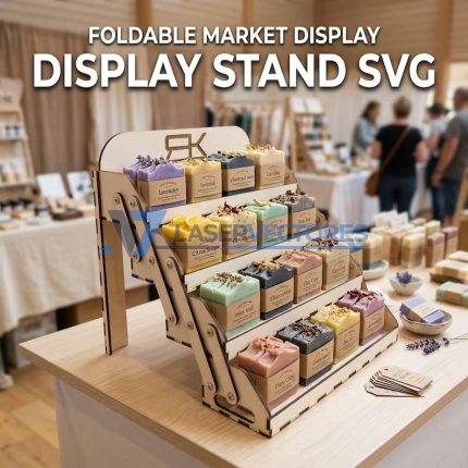 Soporte de Exhibición Plegable para Ferias y Productos
