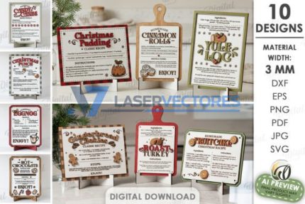 Paquete de recetas navideñas