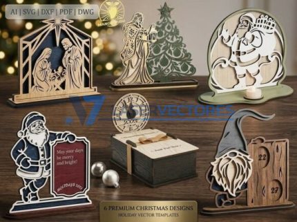 6 diseños navideños