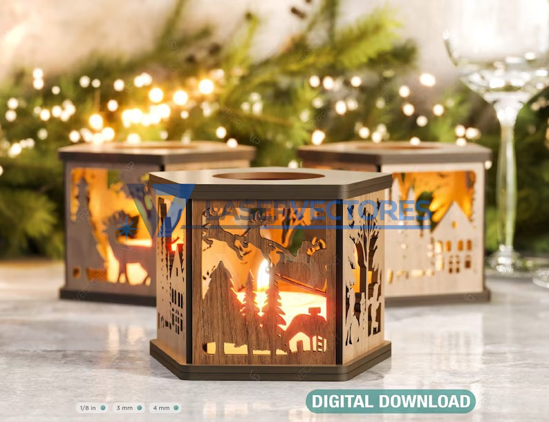 Lámpara de Navidad Luz nocturna Ciervo