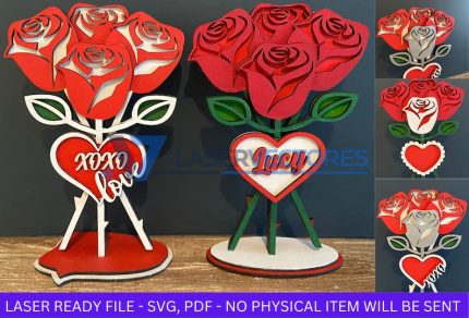 Ramo de rosas para el día de San Valentín
