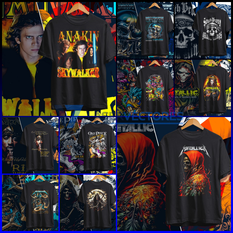 Diseños semitono de camisetas