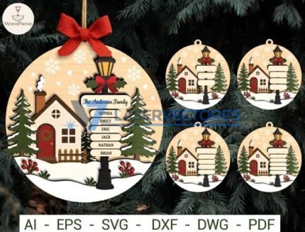 Adorno navideño personalizado