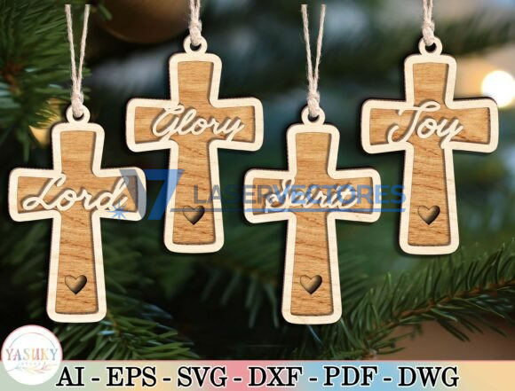 Paquete de adornos navideños cristianos - Imagen 2