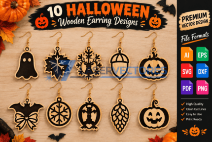 Lote de pendientes de Halloween