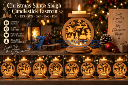 Candelabro de Papá Noel