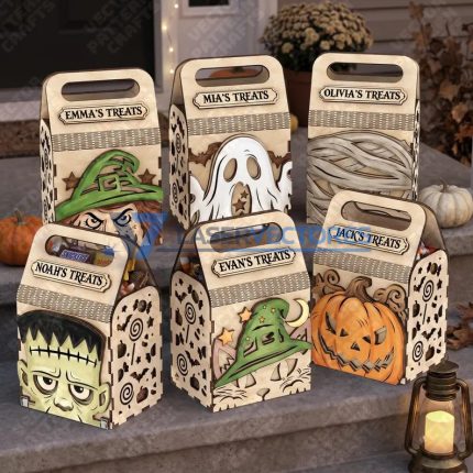 6 cajas de dulces de Halloween
