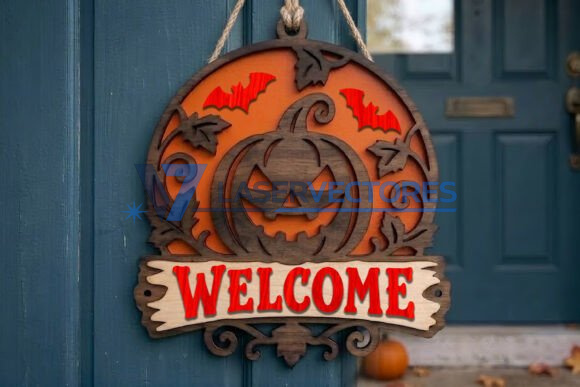 Paquete de letreros de puerta de Halloween - Imagen 10