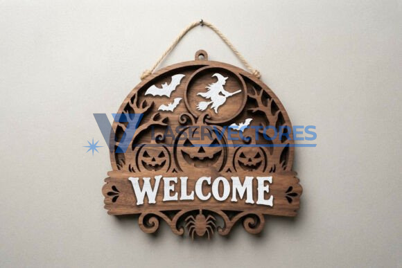 Paquete de letreros de puerta de Halloween - Imagen 12