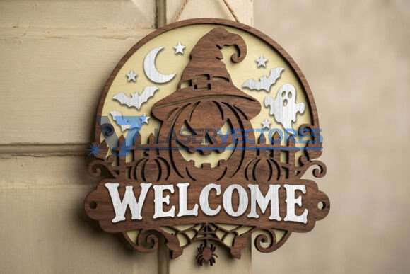 Paquete de letreros de puerta de Halloween - Imagen 13