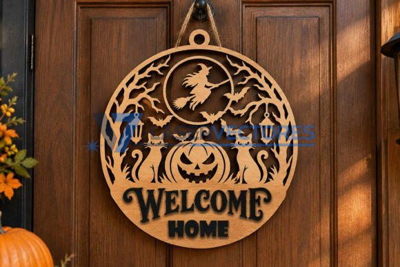 Paquete de letreros de puerta de Halloween - Imagen 14