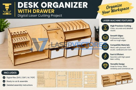 Organizador con cajón