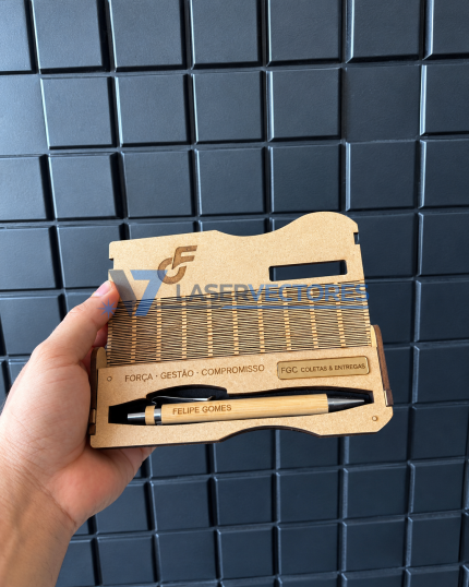 Estuche Corporativo Personalizable para Bolígrafo con Cierre Deslizante